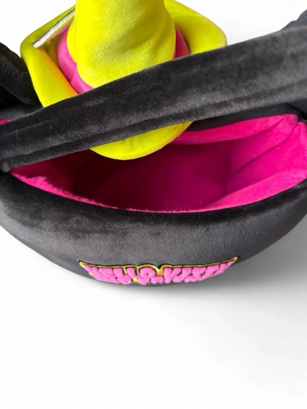 Kuromi Plush Halloween Treat Bag in Black